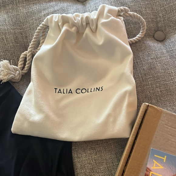 Talia Collins Asymmetrical Black Swimsuit - Picture 5 of 7